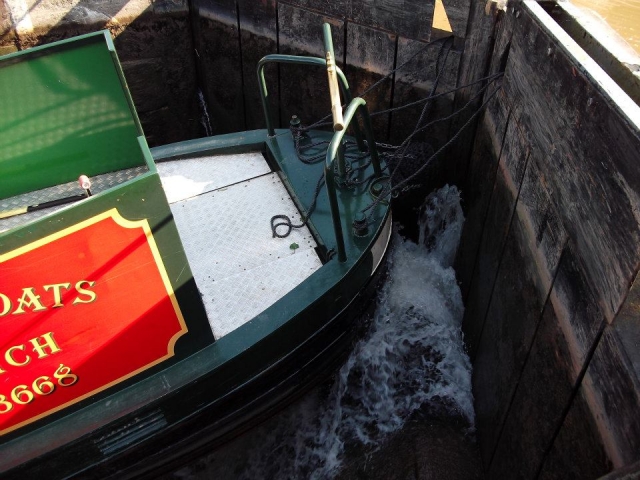  yendo a través de una cerradura